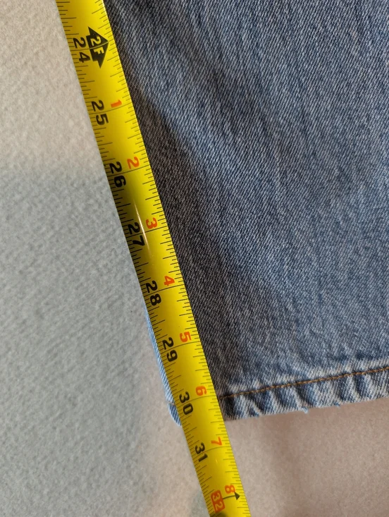 Vintage Levi's Mens Y2K 2000s 501 Original Jeans 100% Cotton Button Fly 38x32 - Picture 11 of 14